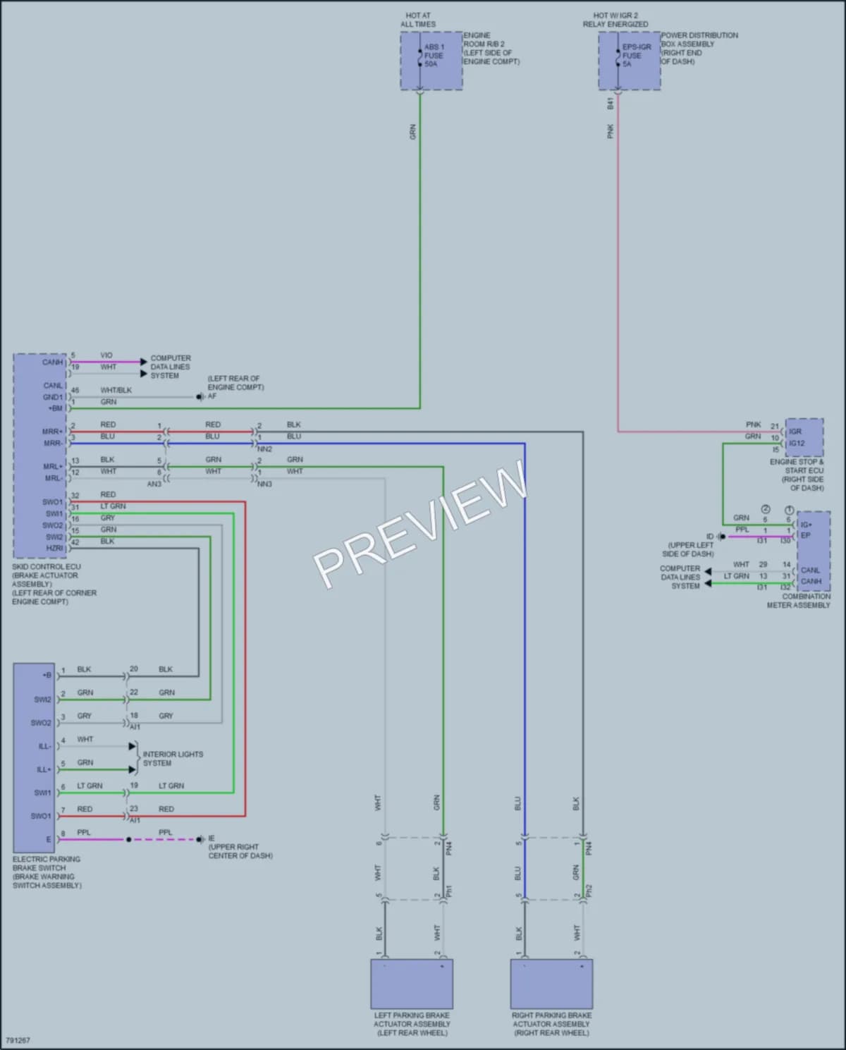 2022 Toyota Tundra Shift Interlock wiring diagram preview