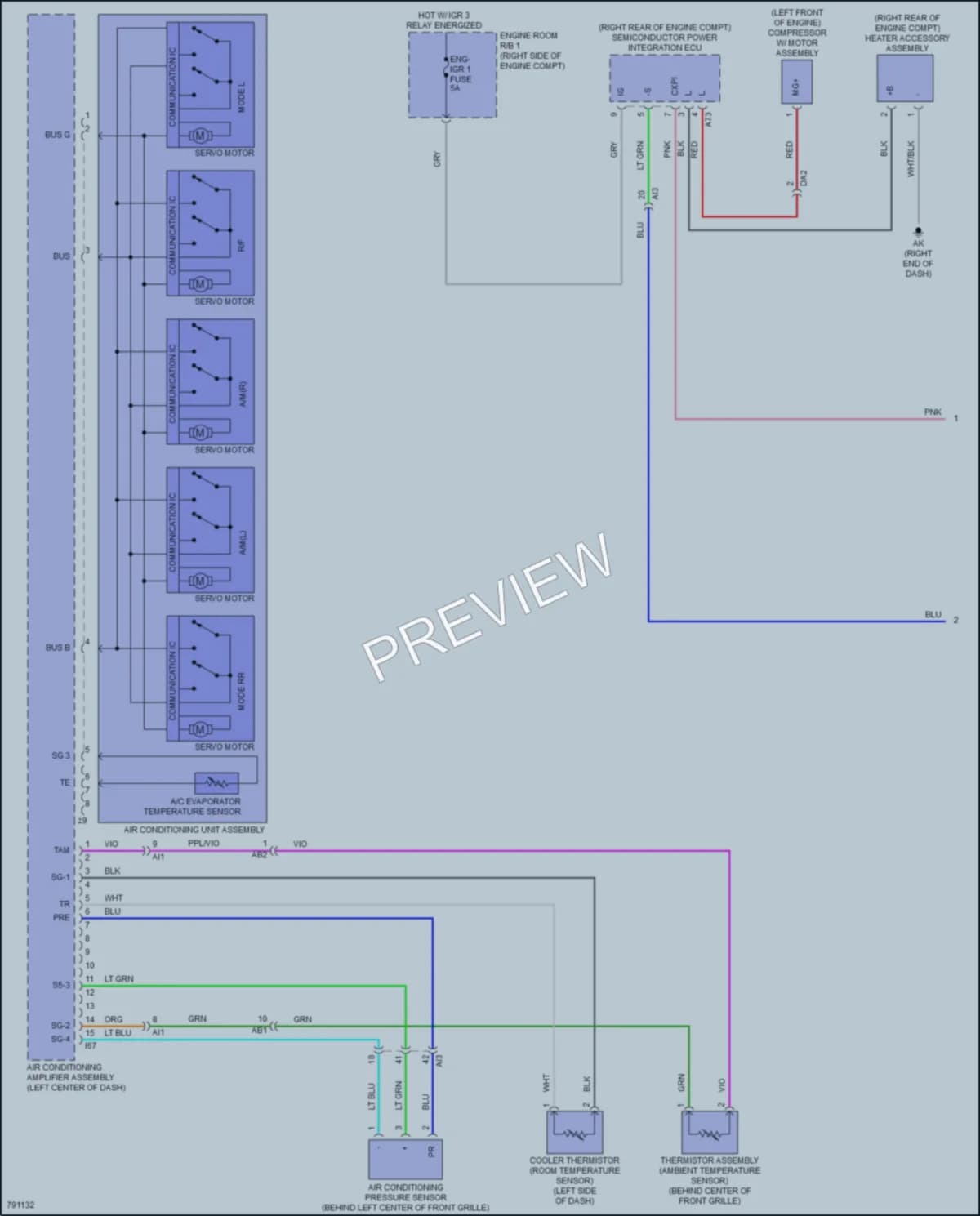 2022 Toyota TundraHybrid Air Conditioning wiring diagram preview