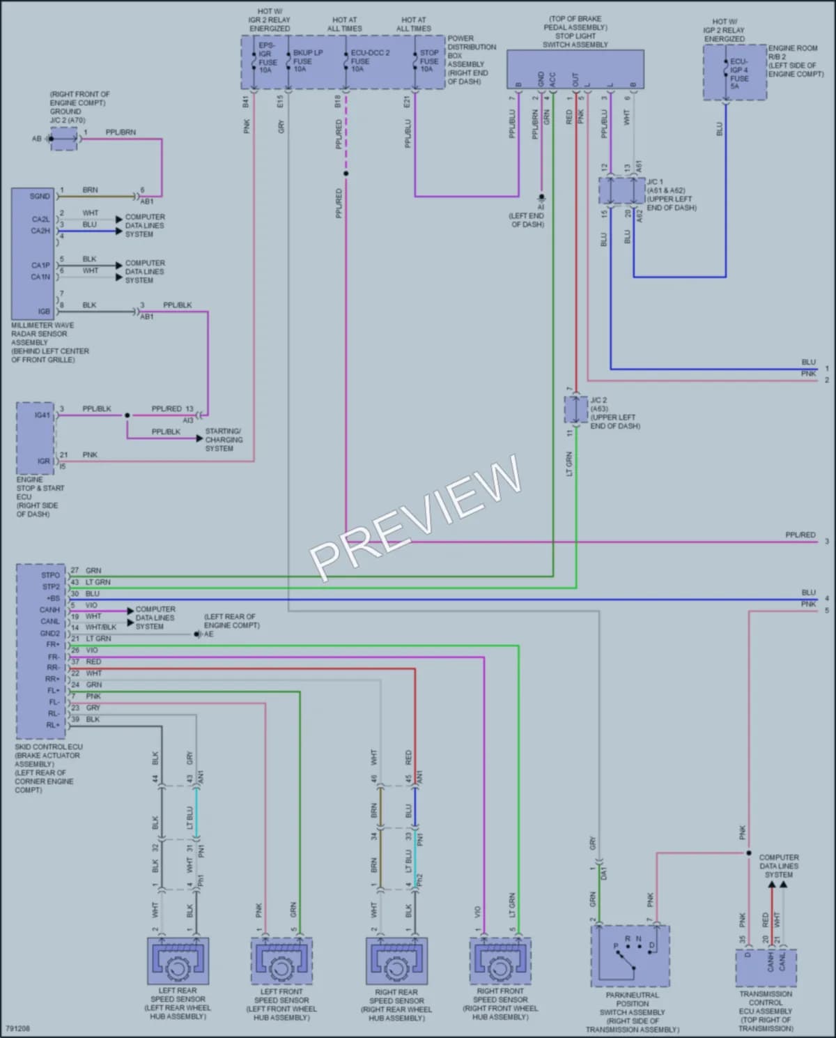 2022 Toyota TundraHybrid Cruise Control wiring diagram preview
