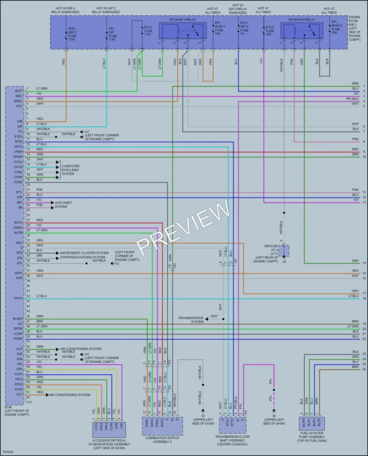 2022 Toyota TundraHybrid Engine Performance wiring diagram preview
