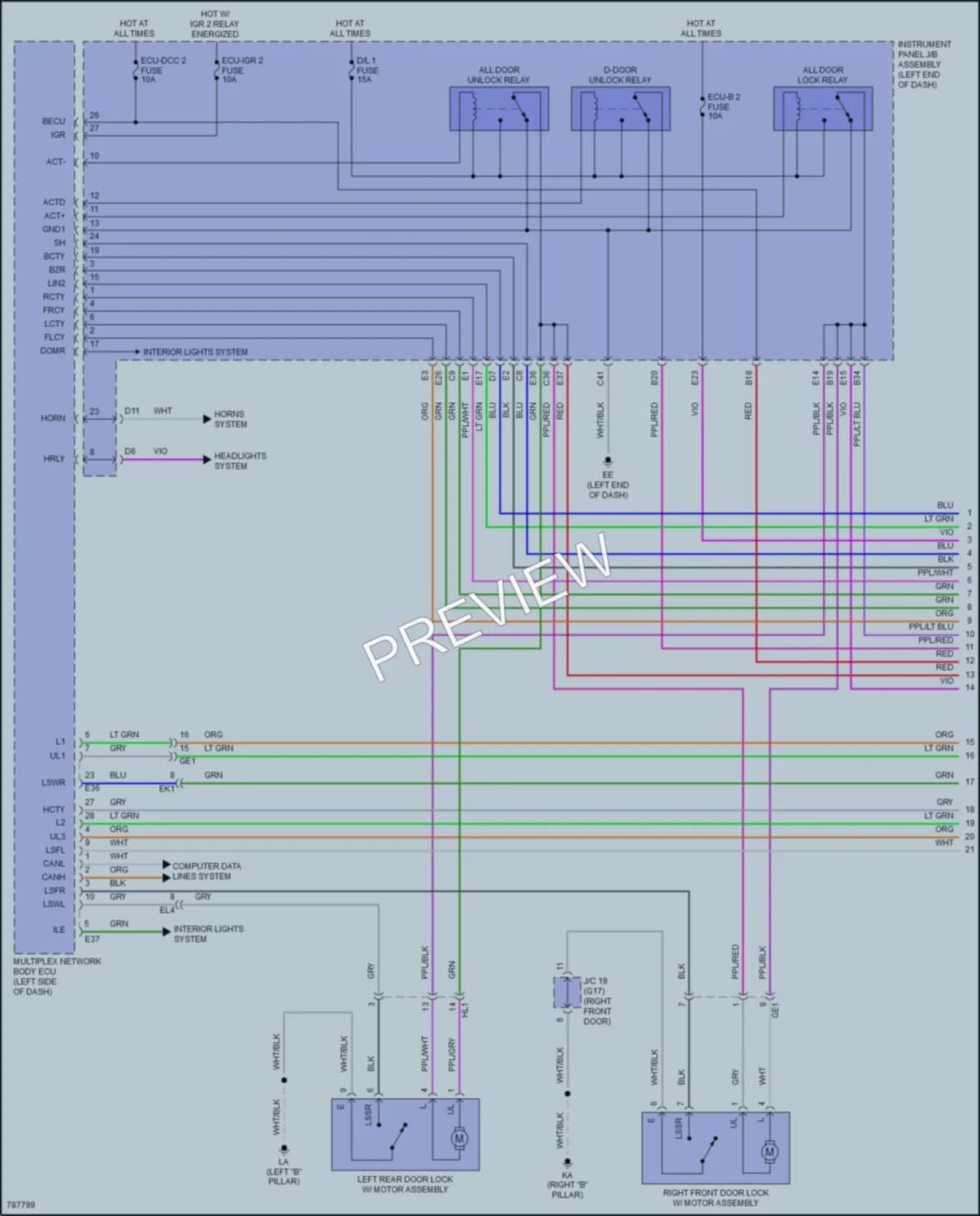 2022 Toyota VenzaHybrid Anti Theft wiring diagram preview
