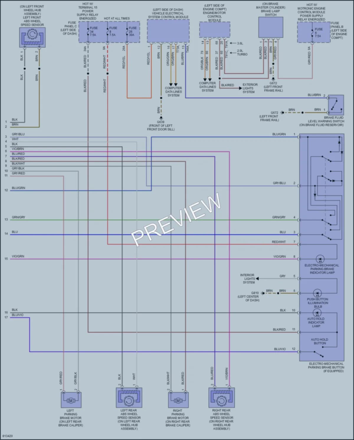 2022 Volkswagen AtlasCrossSport Anti Lock Brakes wiring diagram preview
