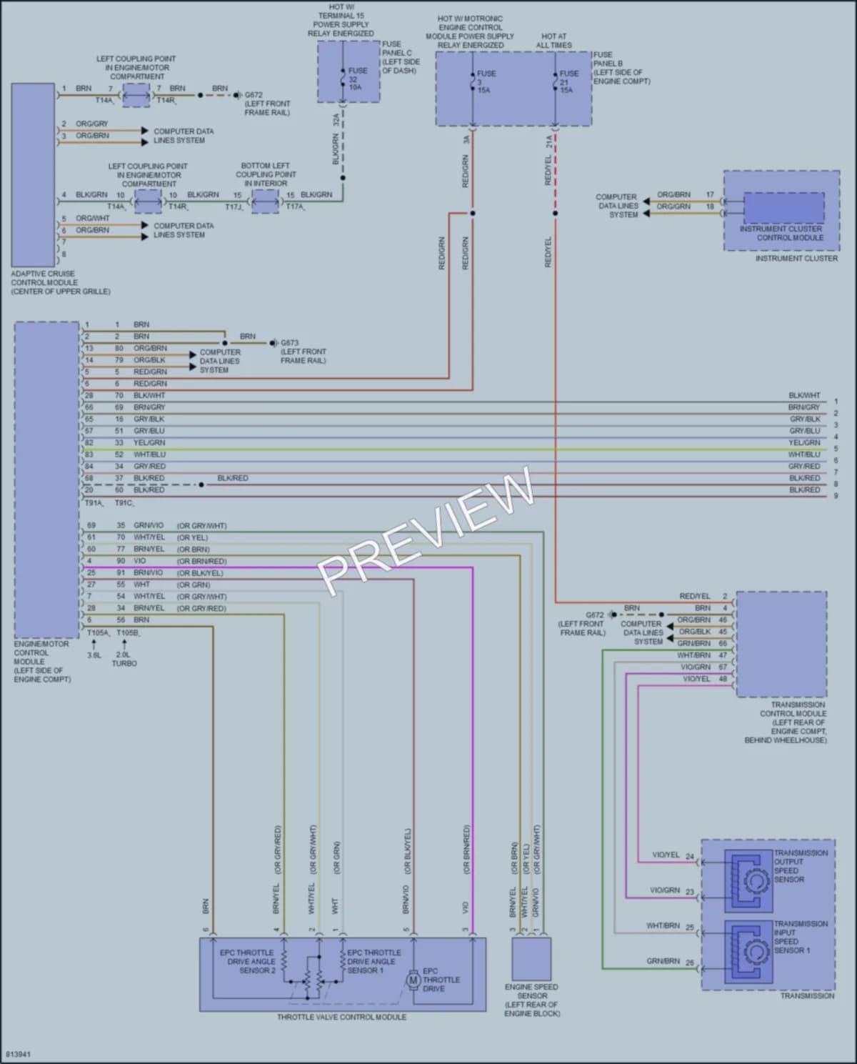 2022 Volkswagen AtlasCrossSport Cruise Control wiring diagram preview