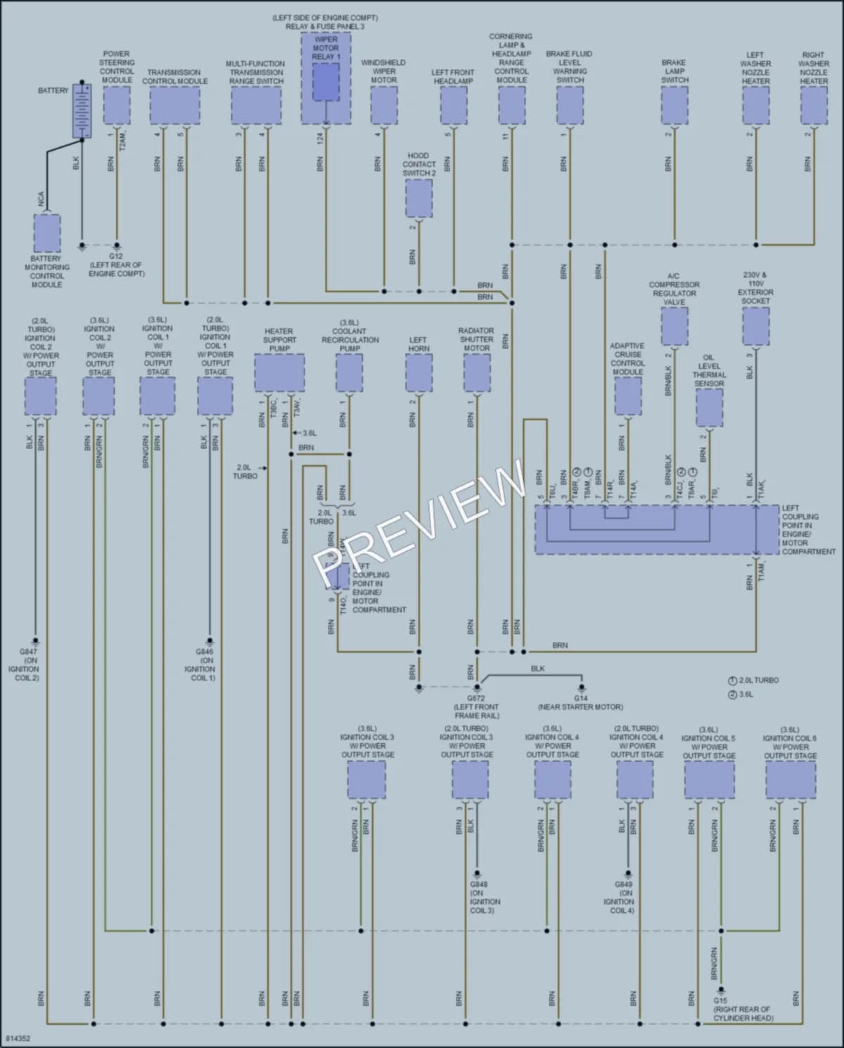 2022 Volkswagen AtlasCrossSport Ground Distribution wiring diagram preview