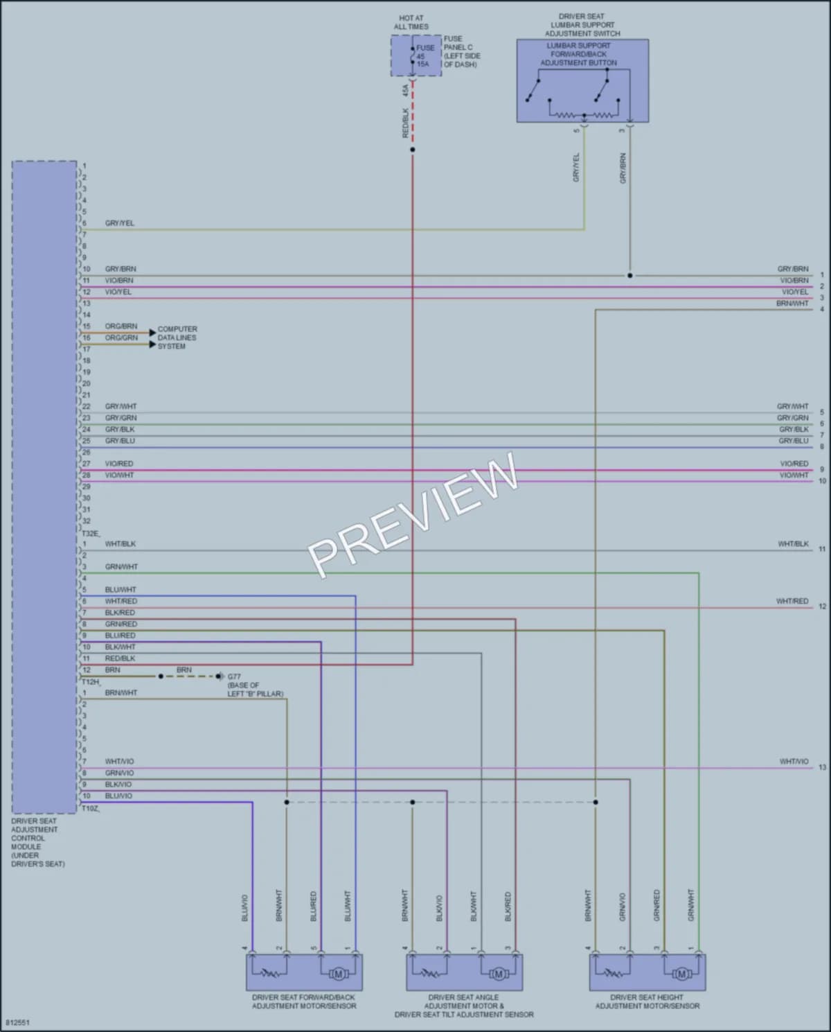 2022 Volkswagen AtlasCrossSport Memory Systems wiring diagram preview