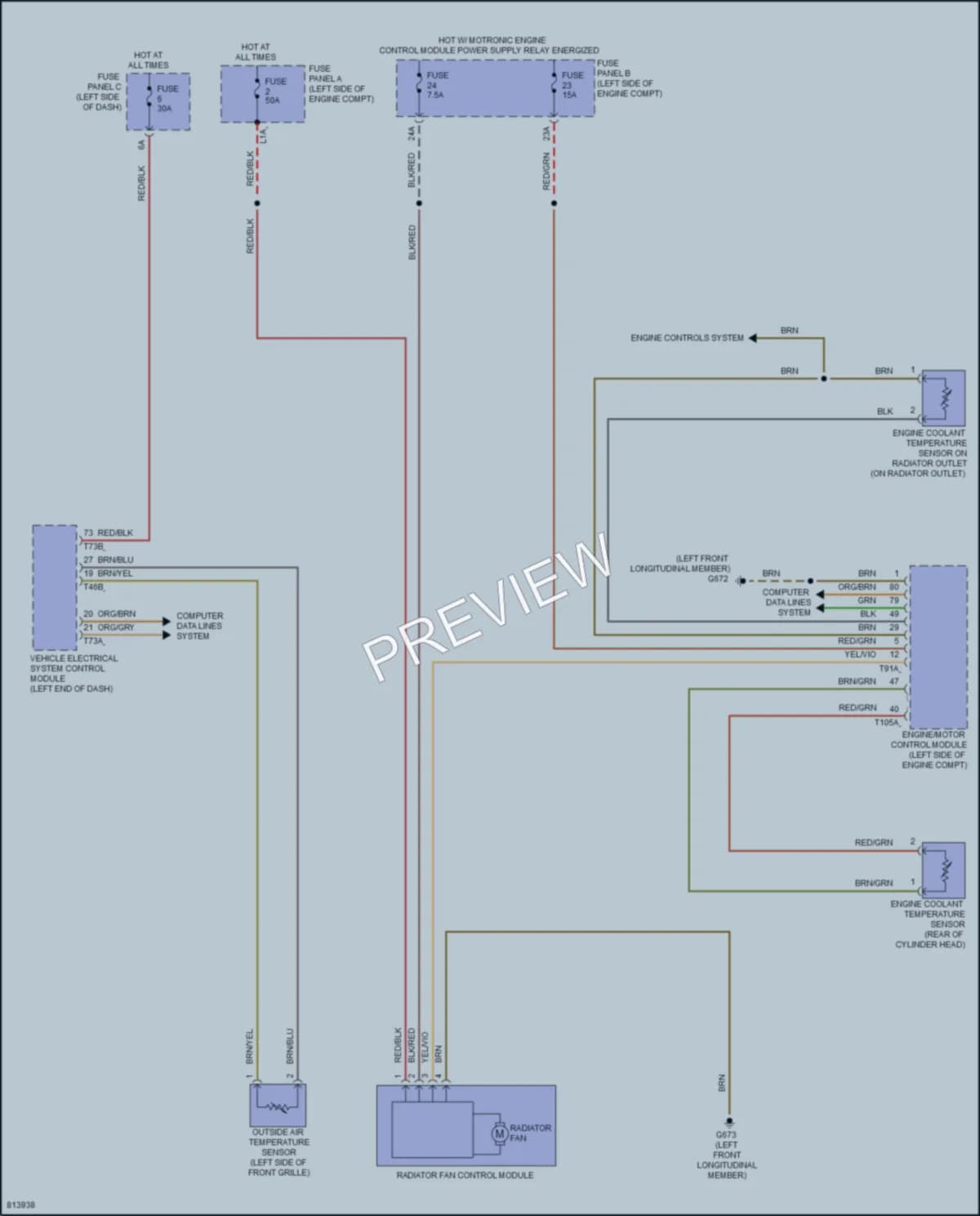 2022 Volkswagen GolfR Cooling Fan wiring diagram preview