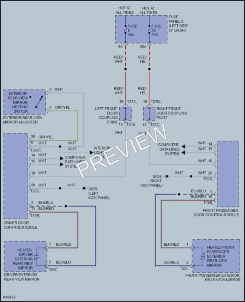 2022 Volkswagen GolfR Defoggers wiring diagram preview