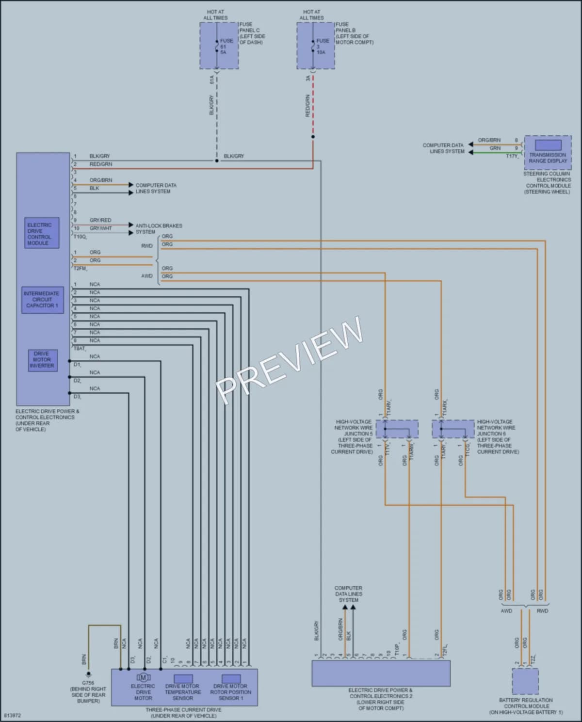 2022 Volkswagen ID4 Transmission wiring diagram preview