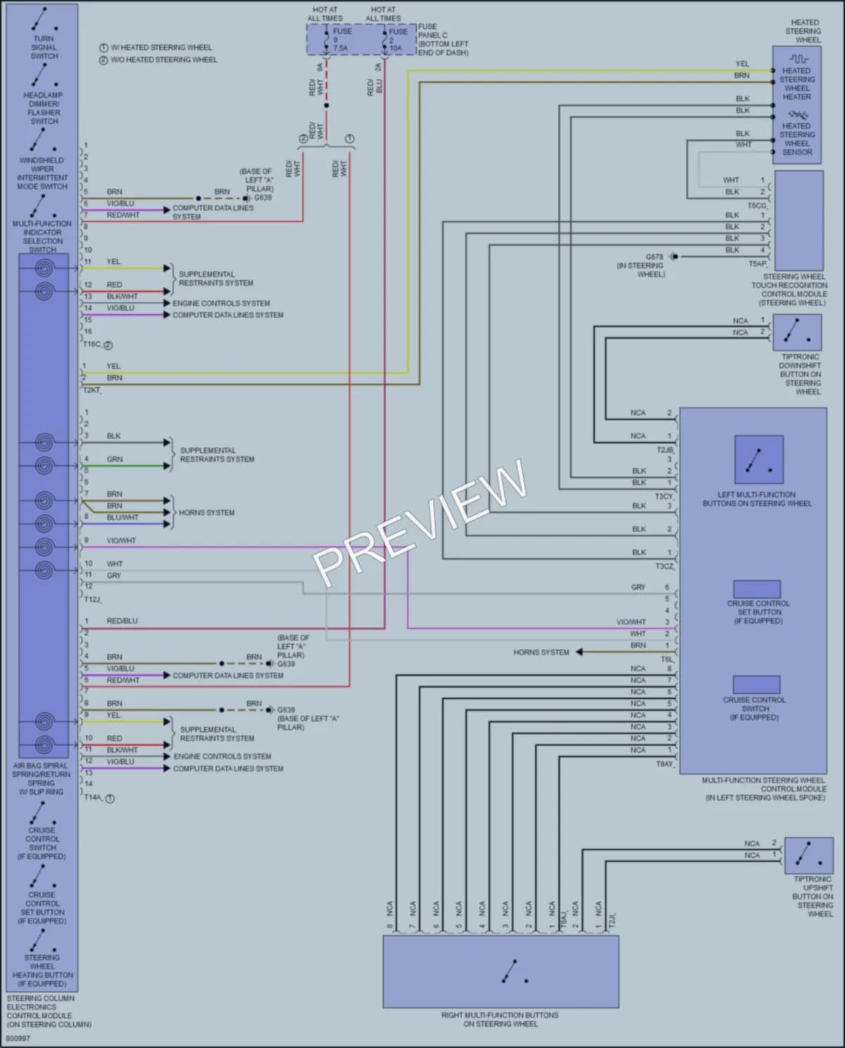 2022 Volkswagen JettaGLI Body Control Modules wiring diagram preview
