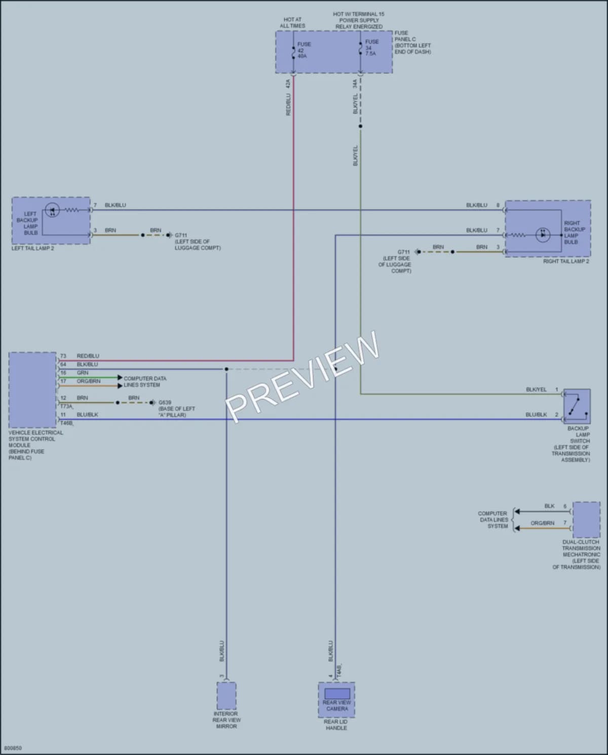 2022 Volkswagen JettaGLI Exterior Lights wiring diagram preview