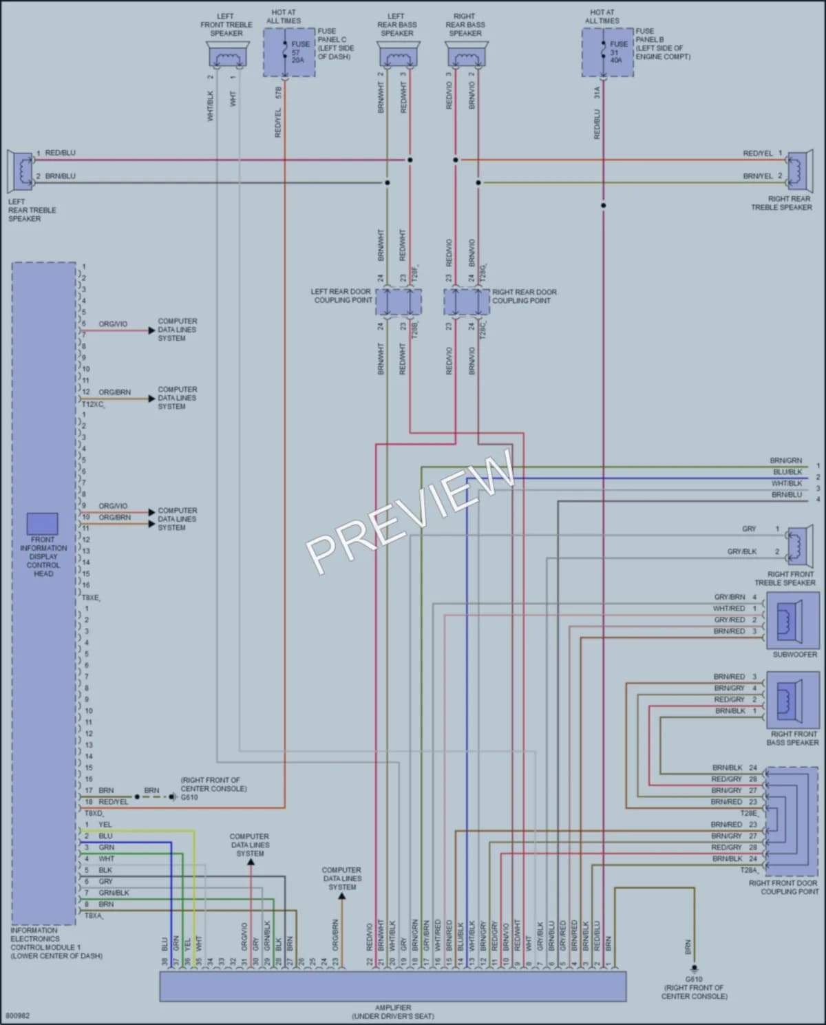 2022 Volkswagen Passat Radio wiring diagram preview