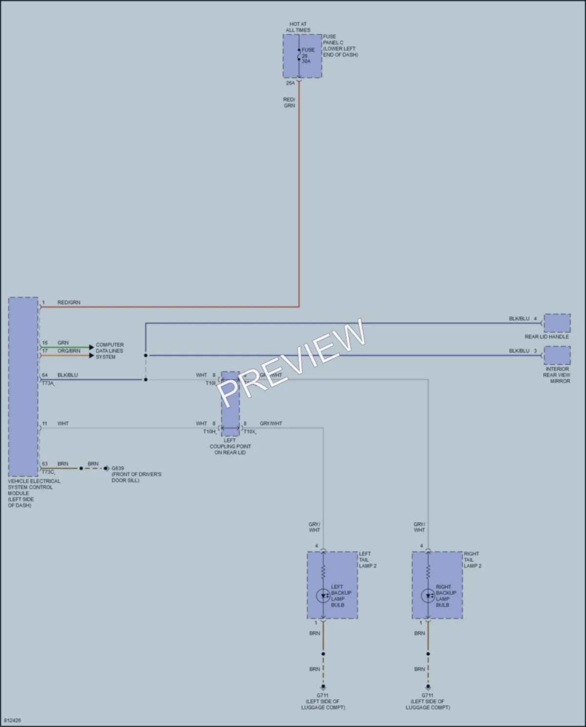 2022 Volkswagen Taos Exterior Lights wiring diagram preview