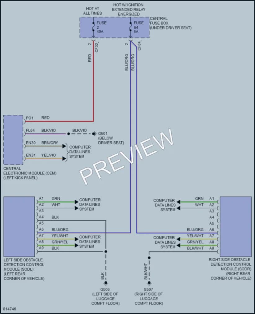 2022 Volvo XC40 Navigation wiring diagram preview