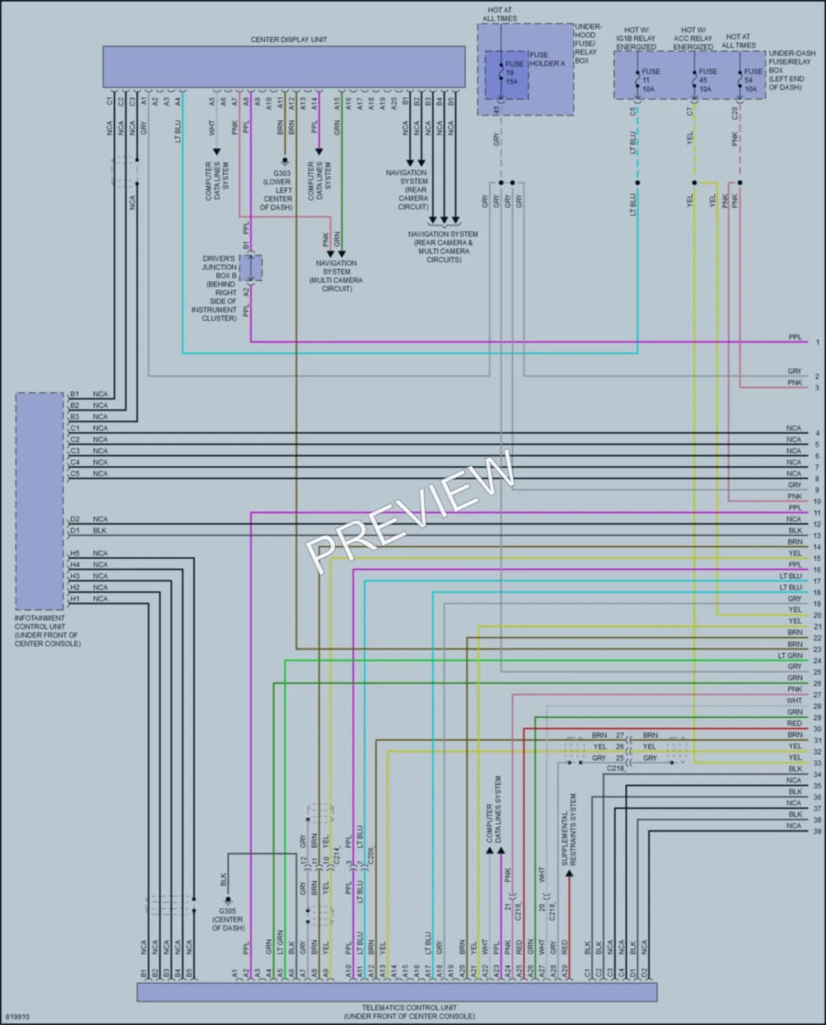 2023 Acura MDX Radio wiring diagram preview