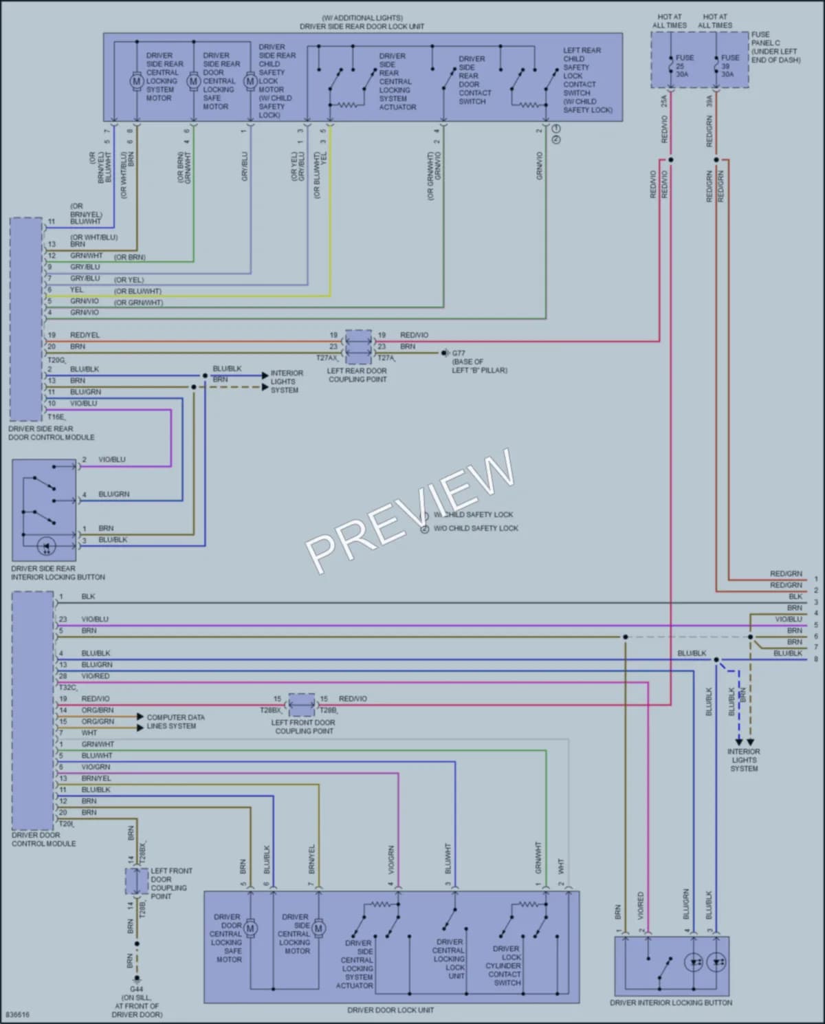 2023 Audi Q3 Anti Theft wiring diagram preview
