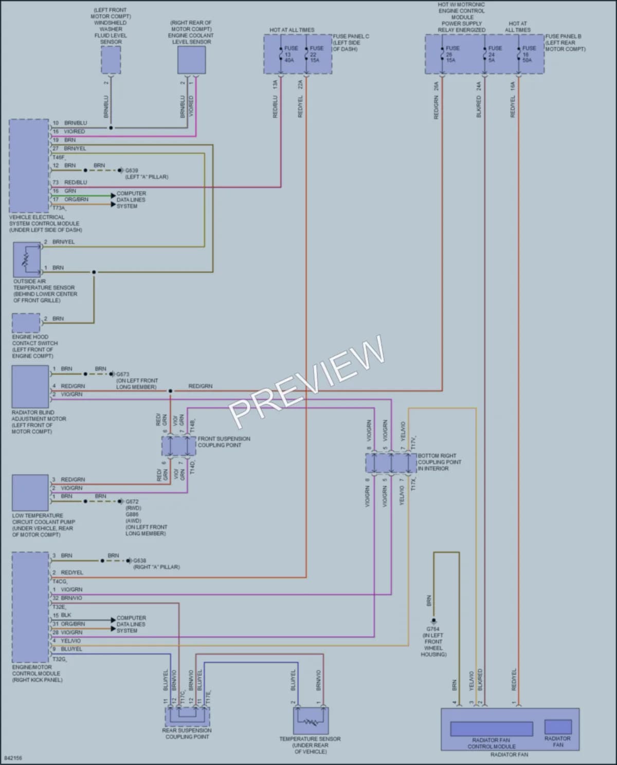 2023 Audi Q4etronSportback Cooling Fan wiring diagram preview