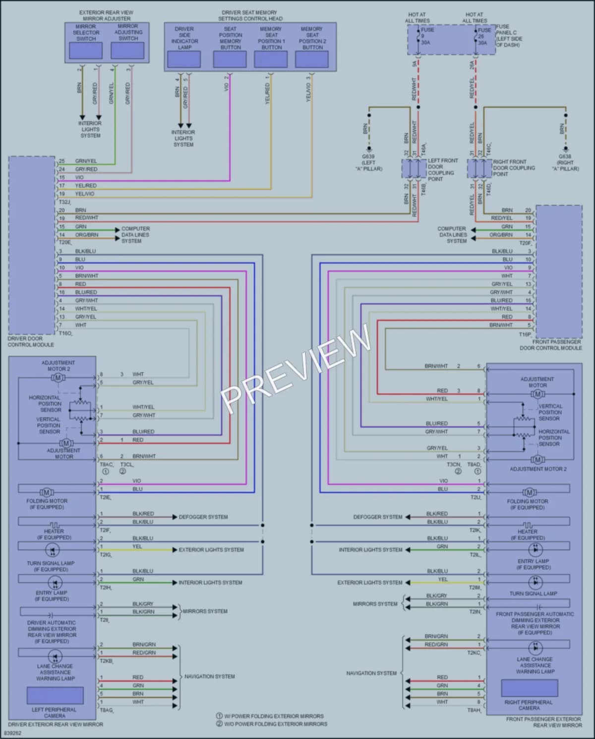 2023 Audi Q4etronSportback Memory Systems wiring diagram preview