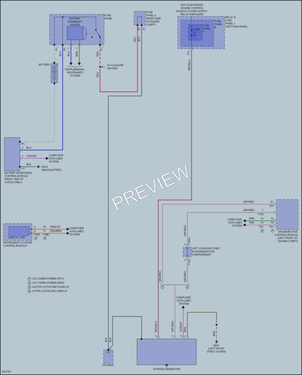 2023 Audi Q5e Starting Charging wiring diagram preview