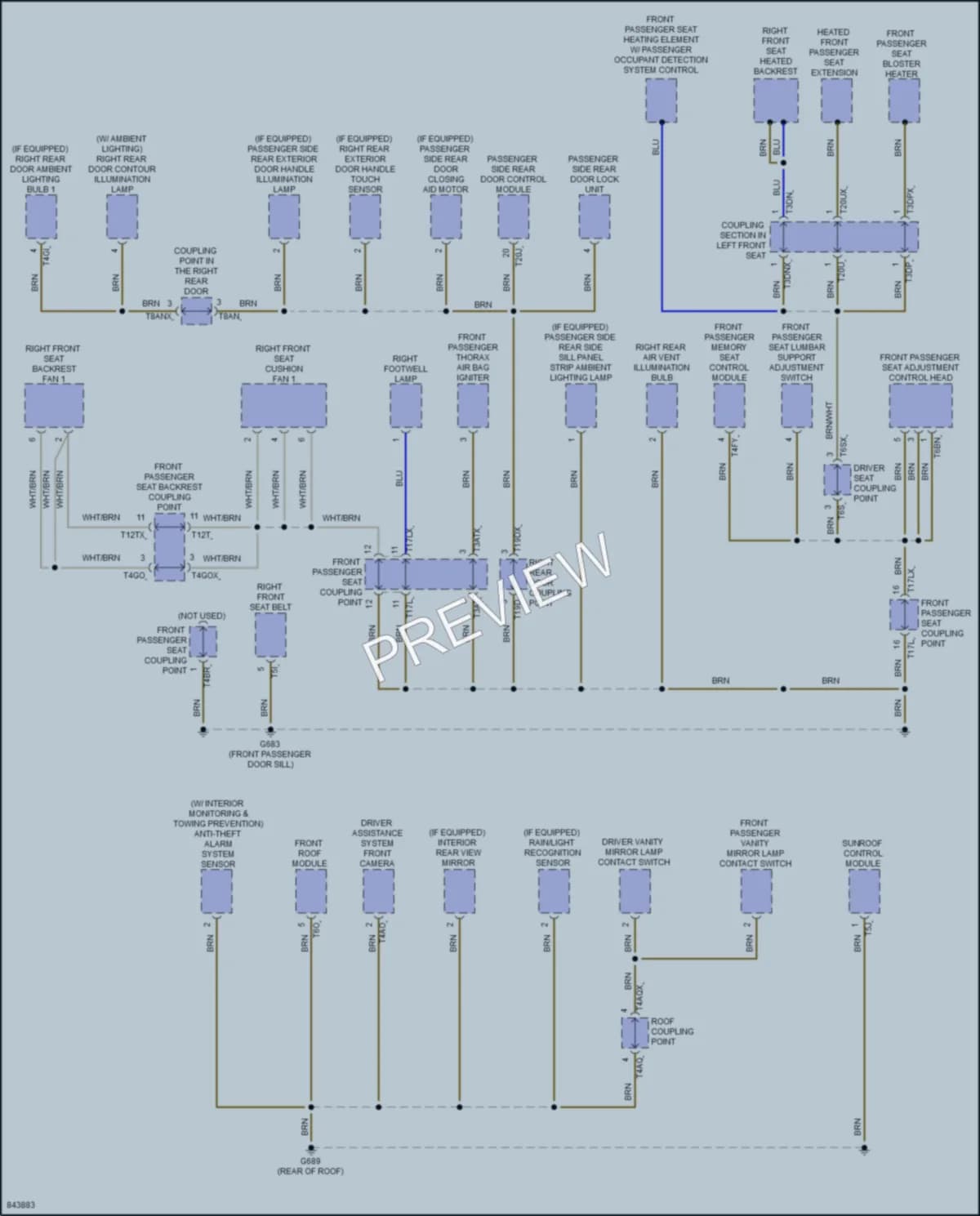 2023 Audi Q8 Ground Distribution wiring diagram preview