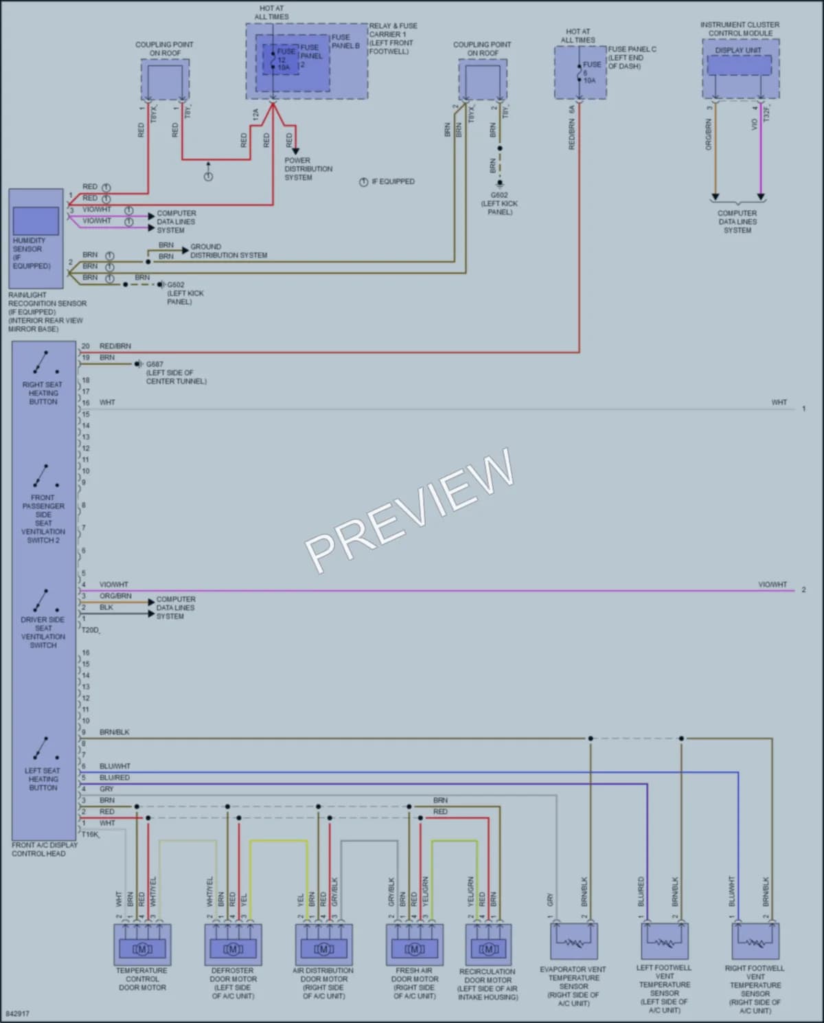 2023 Audi S4 Air Conditioning wiring diagram preview
