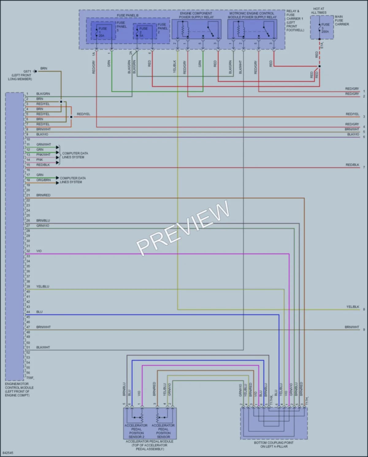 2023 Audi S4 Engine Performance wiring diagram preview