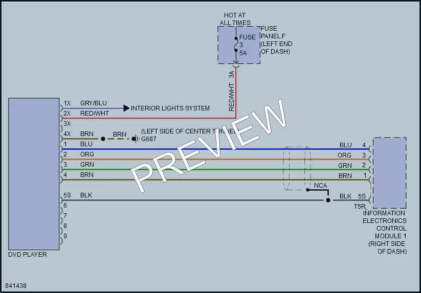2023 Audi S6 Radio wiring diagram preview