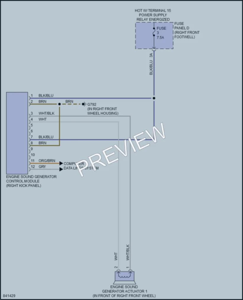2023 Audi etron Active Bodyworks wiring diagram preview