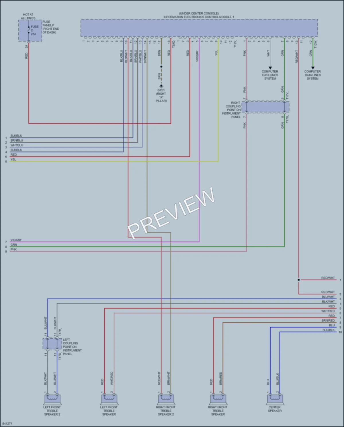 2023 Audi etronGT Navigation wiring diagram preview