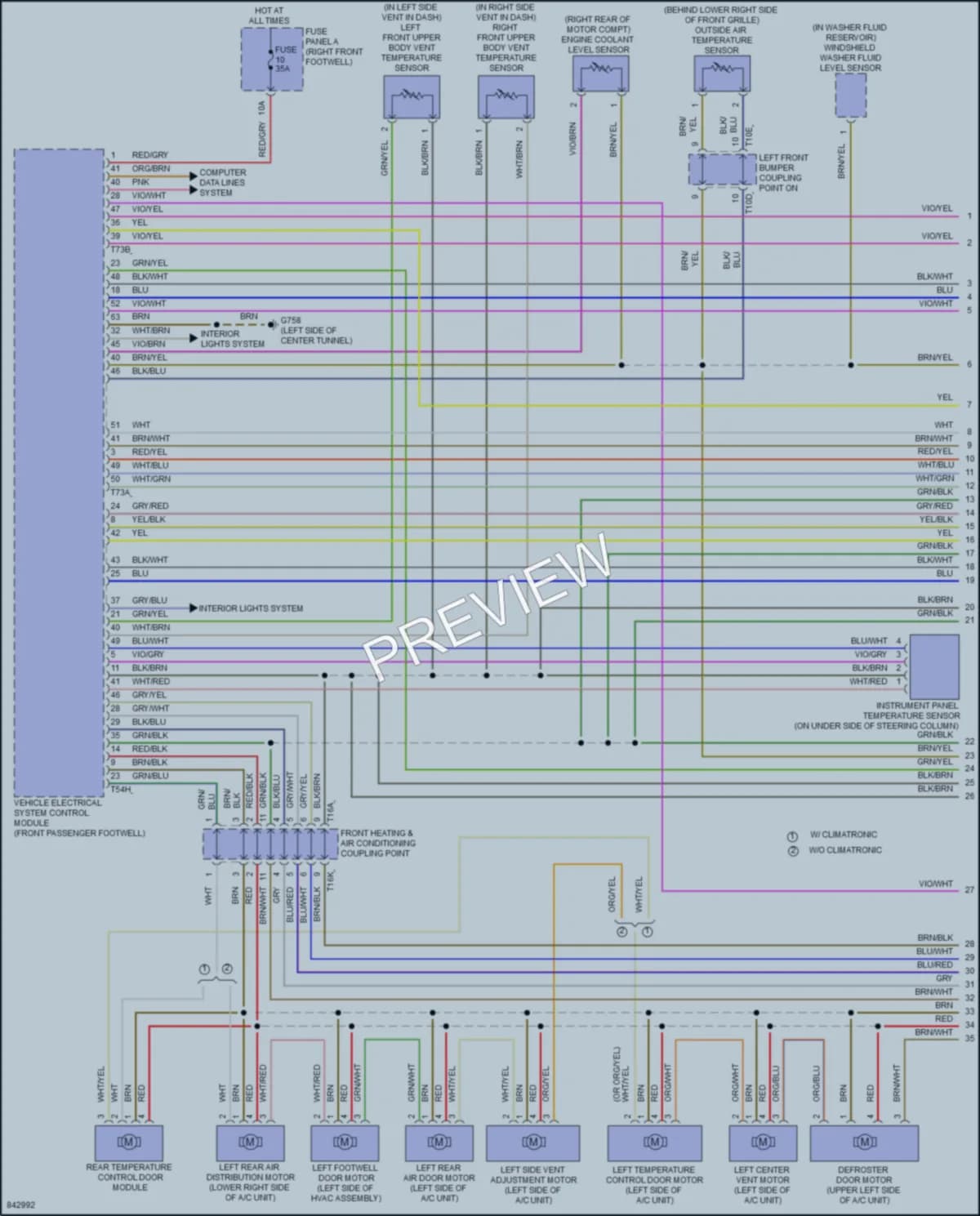 2023 Audi etronS Air Conditioning wiring diagram preview