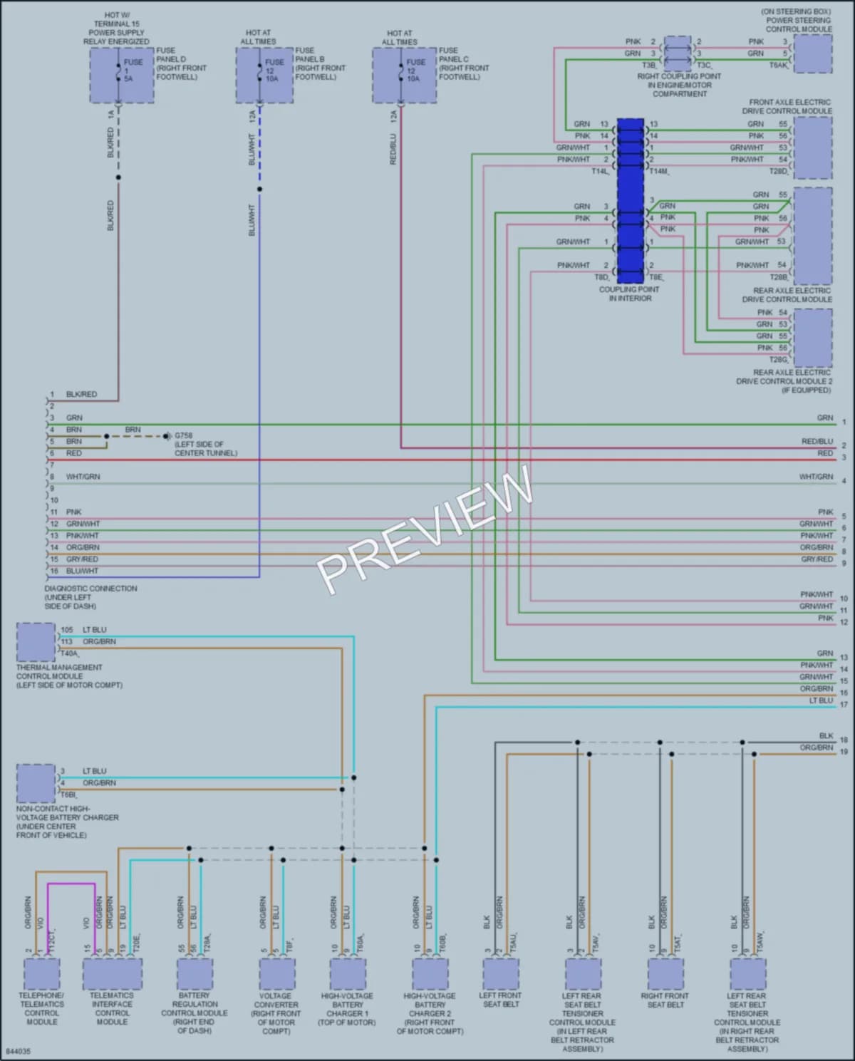 2023 Audi etronS Computer Data Lines wiring diagram preview
