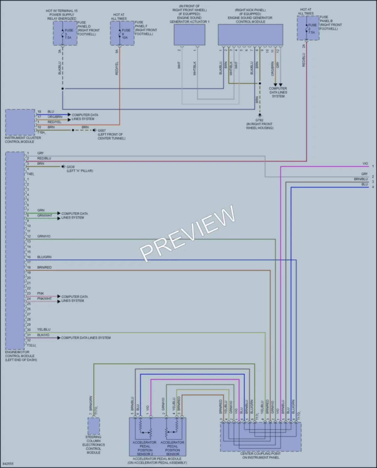 2023 Audi etronS Engine Performance wiring diagram preview