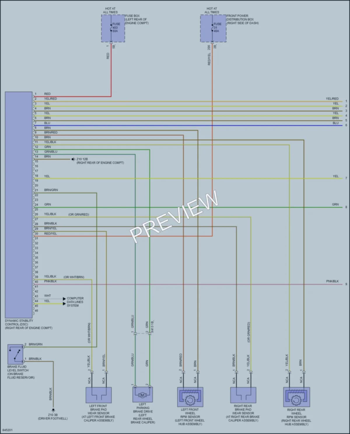 2023 BMW 228iGranCoupe Anti Lock Brakes wiring diagram preview