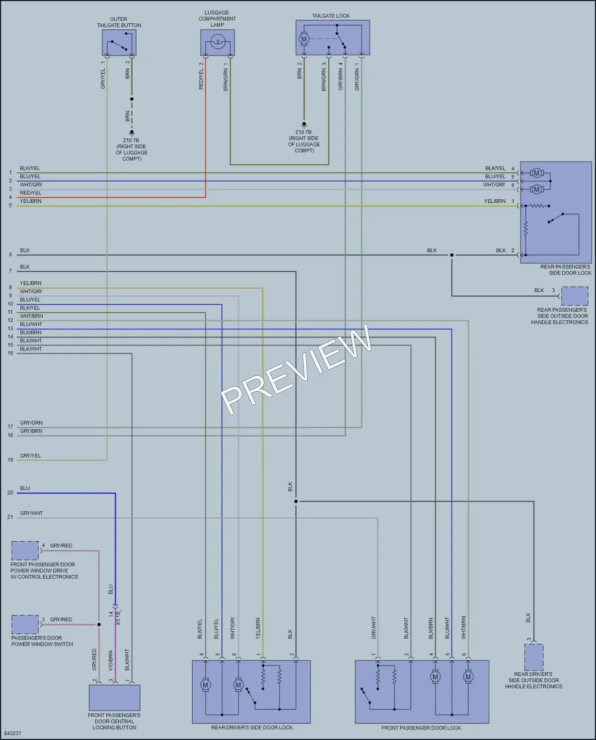 2023 BMW 228iGranCoupe Anti Theft wiring diagram preview