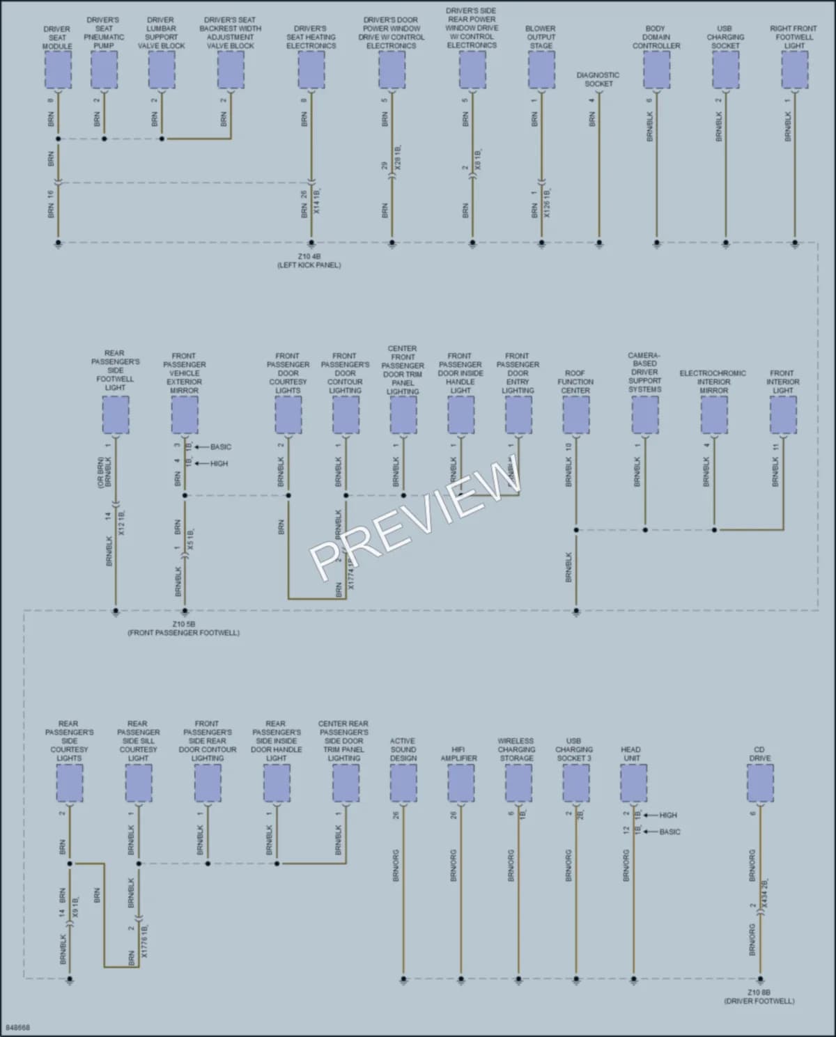2023 BMW 228iGranCoupe Ground Distribution wiring diagram preview