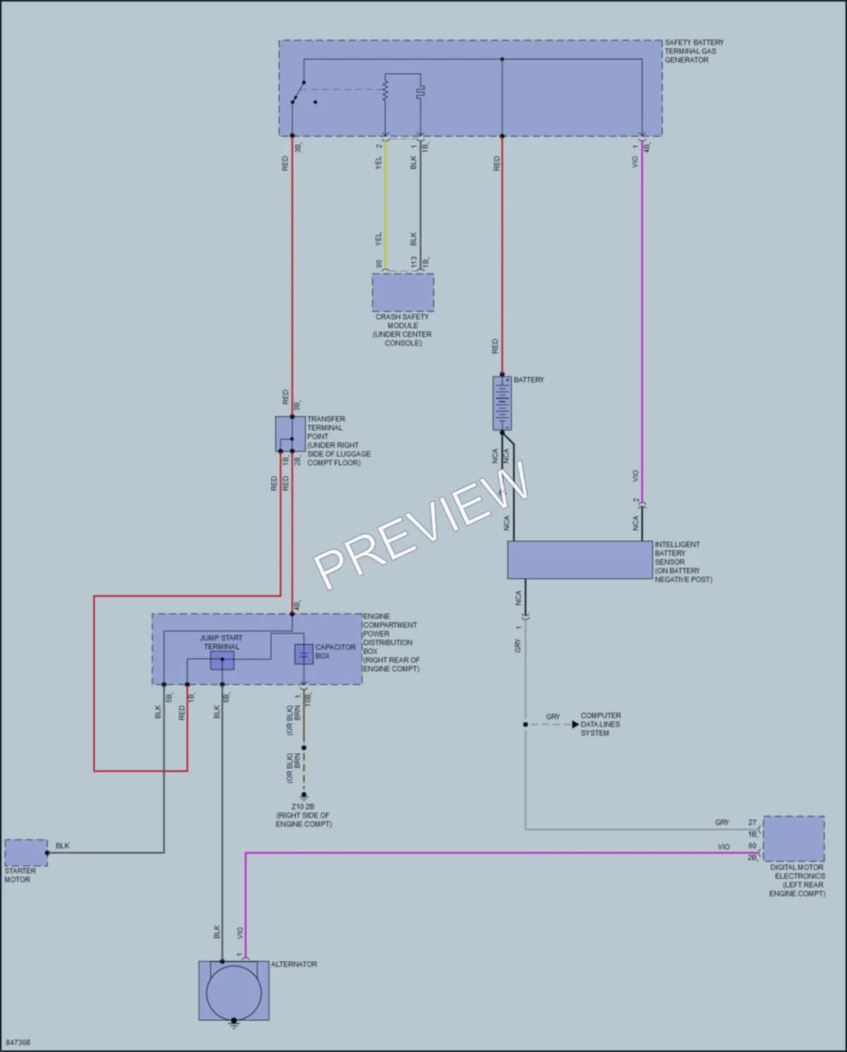 2023 BMW 230i Starting Charging wiring diagram preview