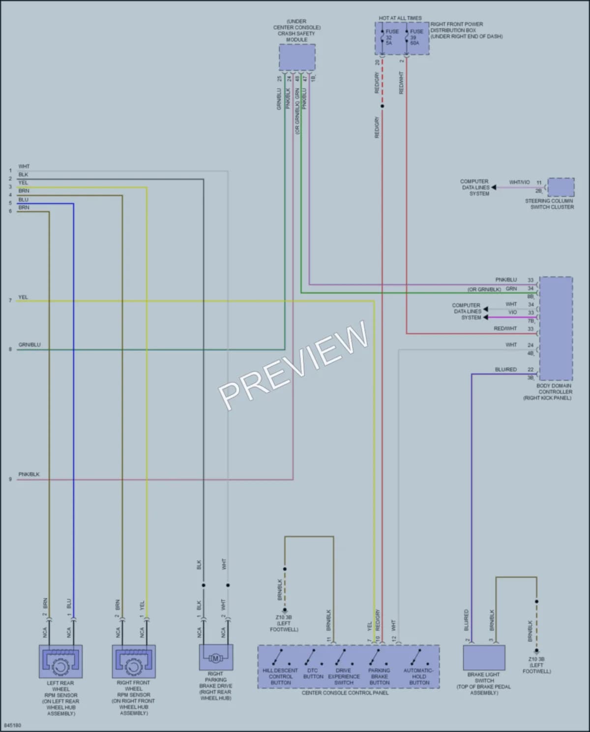 2023 BMW 430iGranCoupe Anti Lock Brakes wiring diagram preview