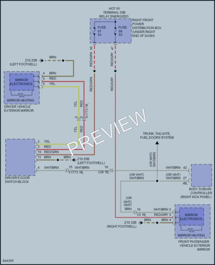 2023 BMW 430iGranCoupe Defoggers wiring diagram preview