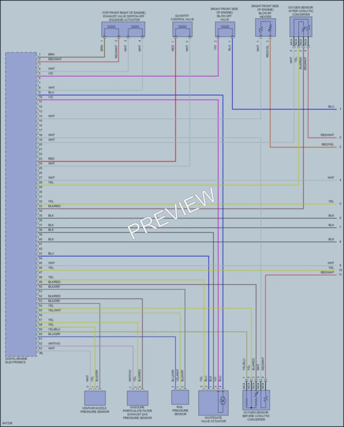 2023 BMW 740i Engine Performance wiring diagram preview