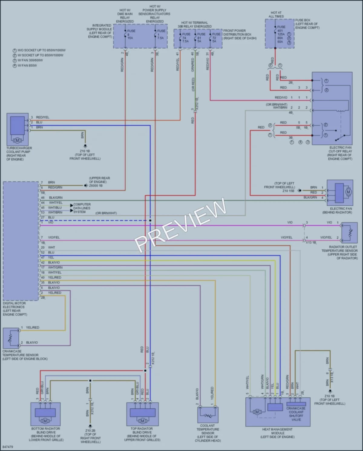 2023 BMW M235iGranCoupe Cooling Fan wiring diagram preview