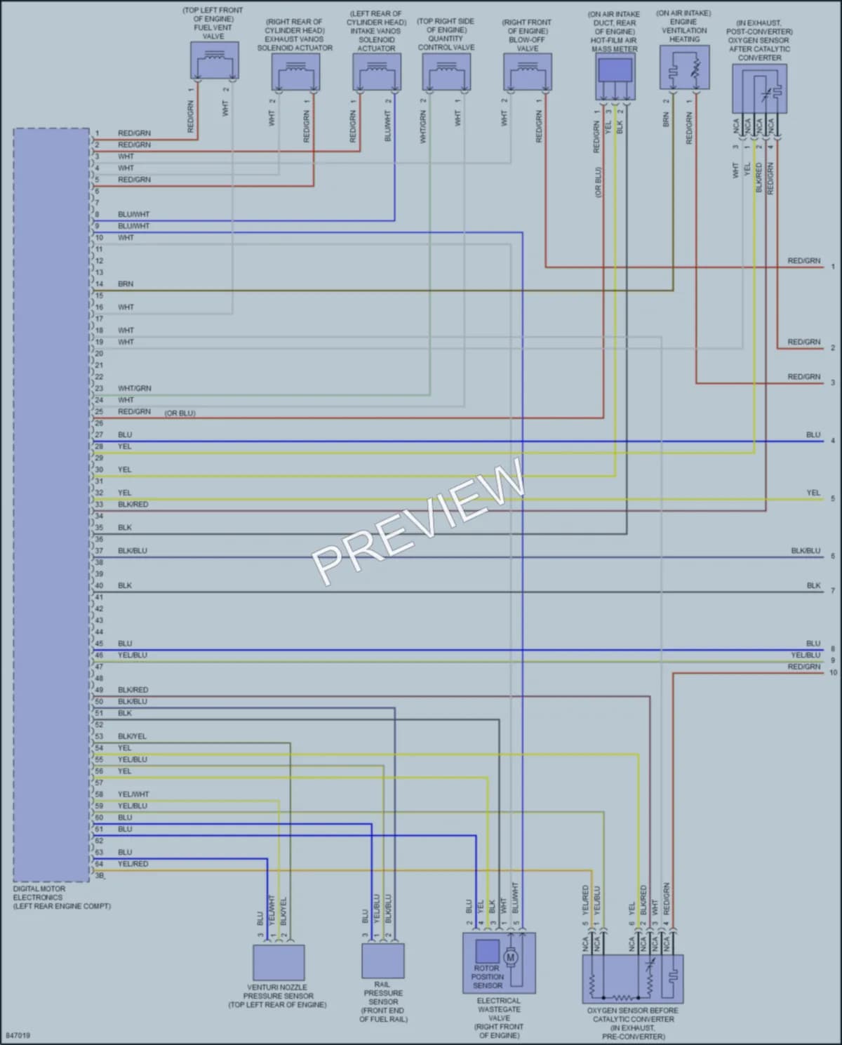 2023 BMW M235iGranCoupe Engine Performance wiring diagram preview