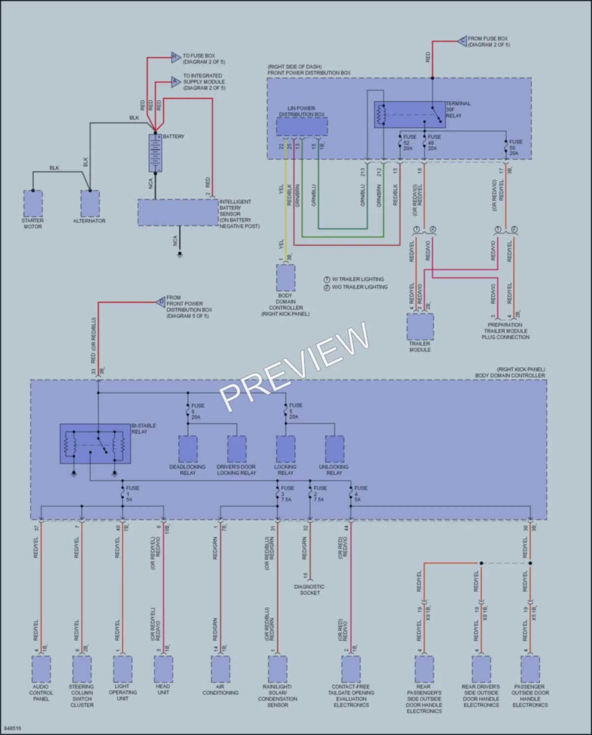 2023 BMW M235iGranCoupe Power Distribution wiring diagram preview