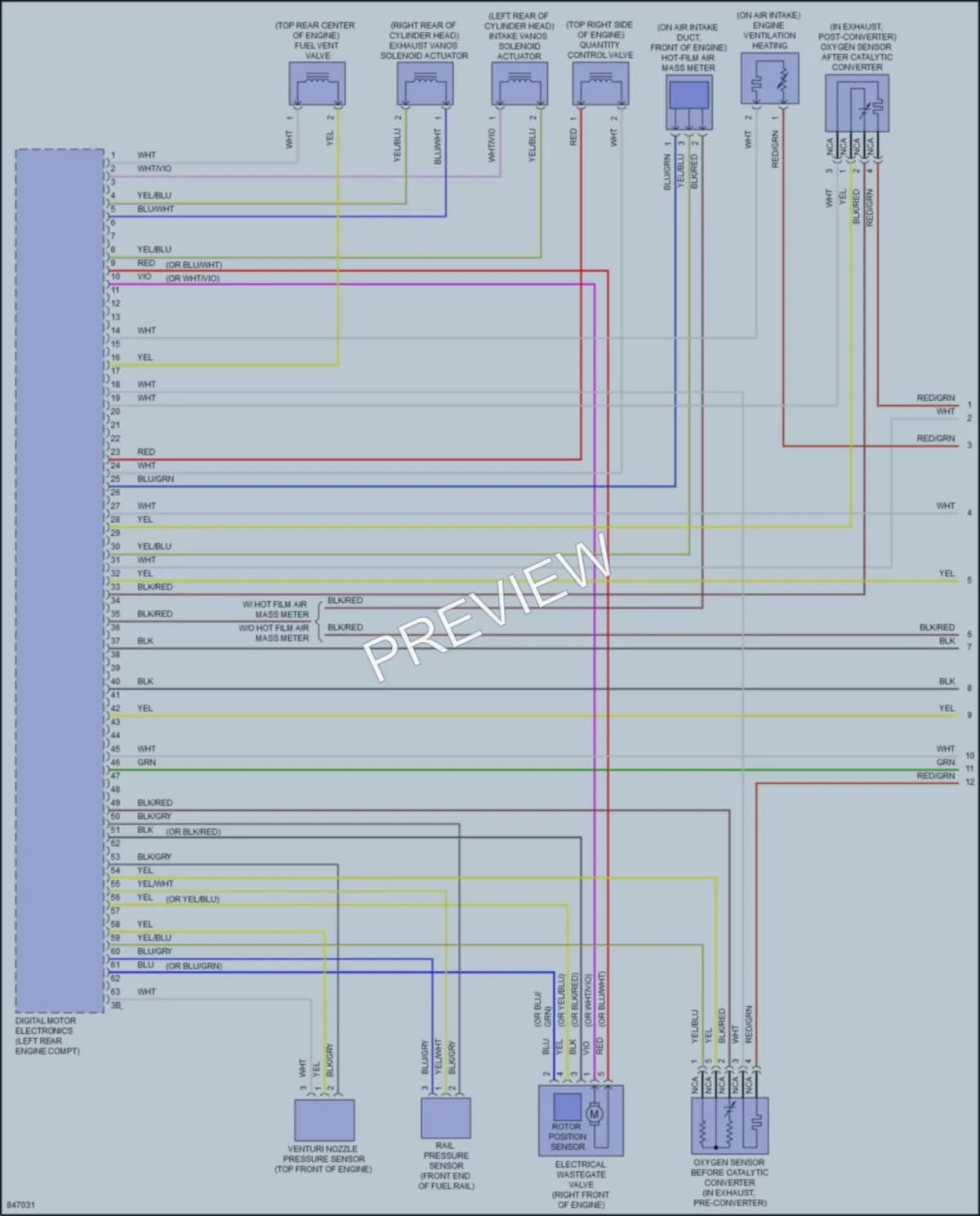 2023 BMW M240i Engine Performance wiring diagram preview