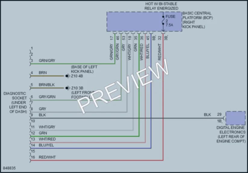 2023 BMW X1SAV Computer Data Lines wiring diagram preview