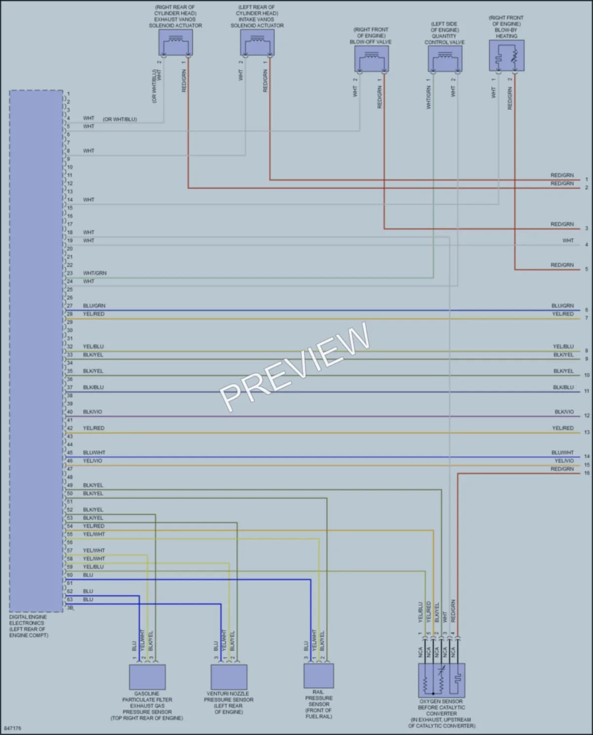 2023 BMW X1SAV Engine Performance wiring diagram preview