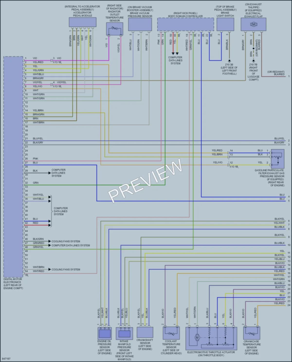 2023 BMW X2 Engine Performance wiring diagram preview