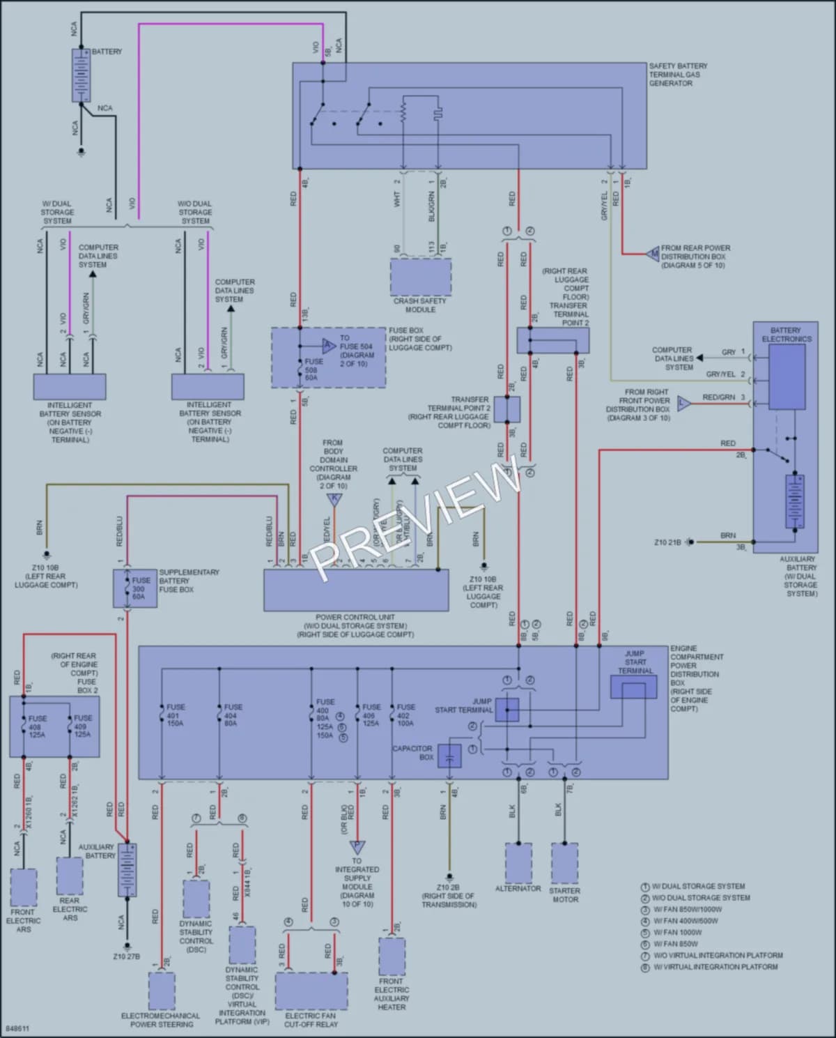2023 BMW X5 Power Distribution wiring diagram preview