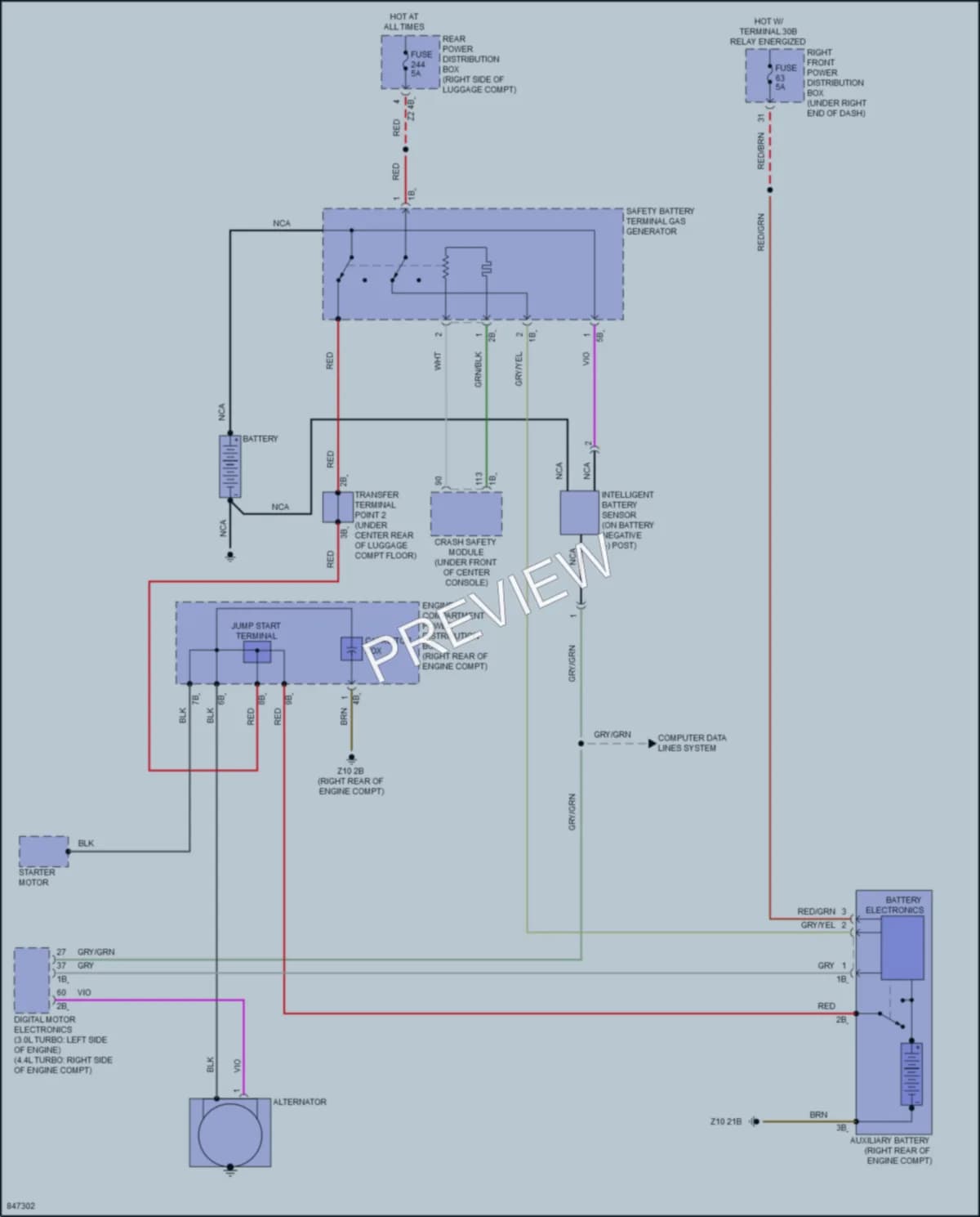 2023 BMW X6 Starting Charging wiring diagram preview