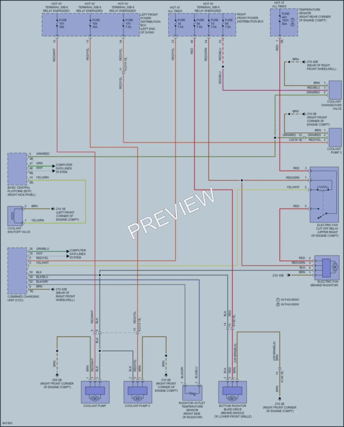 2023 BMW i7 Cooling Fan wiring diagram preview