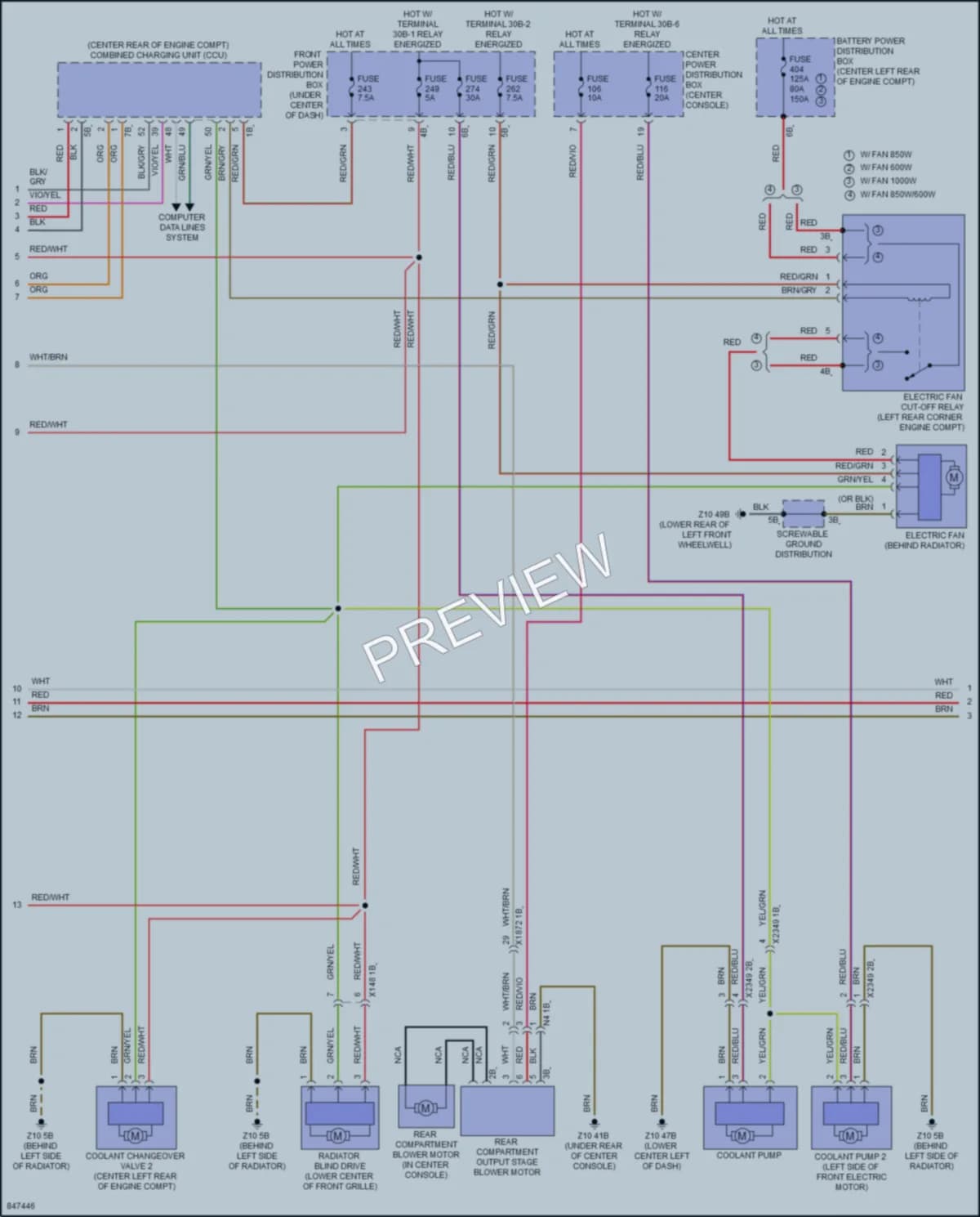 2023 BMW iX Air Conditioning wiring diagram preview