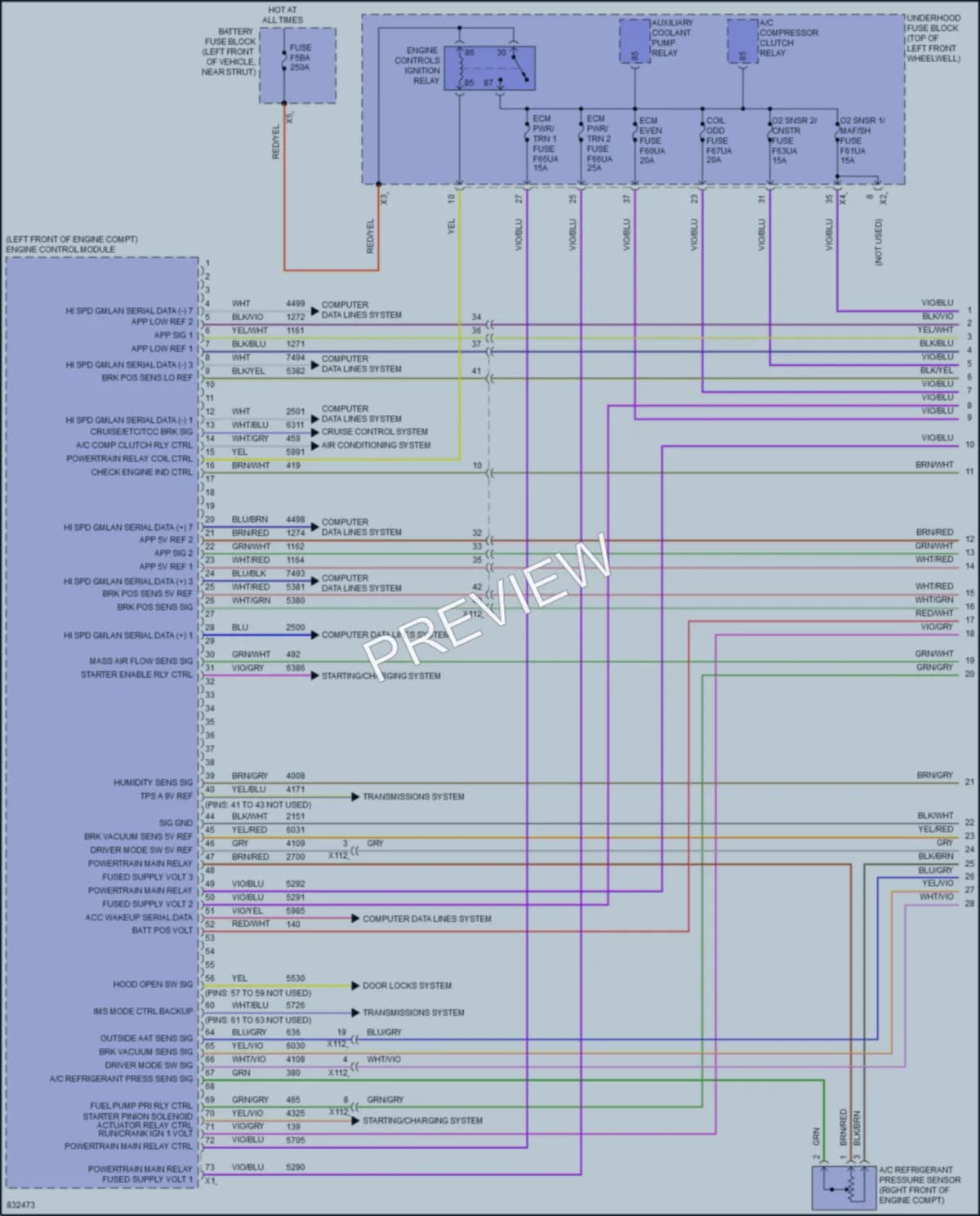 2023 Buick Enclave Engine Performance wiring diagram preview